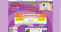 Desktop Screenshot of myinflatableadventures.com